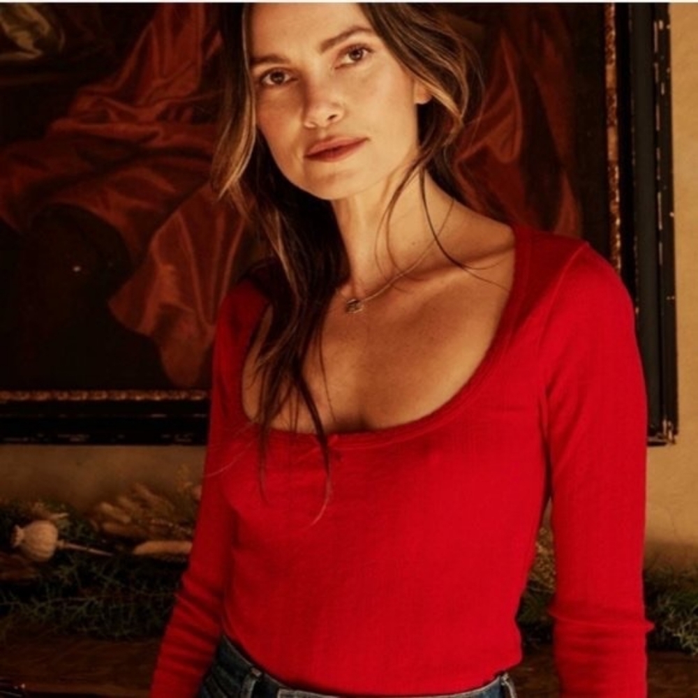 Doen Romy Tee in Cerise